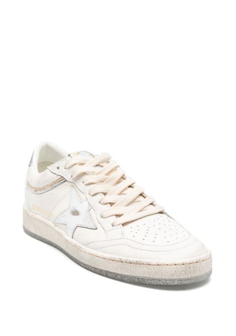 Sneakers Ball Star in bianco e argnto Golden goose- donna GOLDEN GOOSE | GWF00746F00756510449